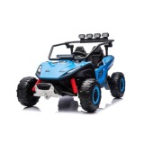JOKO Elektrické autíčko Buggy TURBO 4x200W 24V, penové kolesá, kožené sedadlo, nosnosť 50kg, modré
