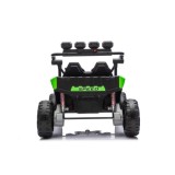 JOKO Elektrické autíčko Buggy TURBO 4x200W 24V, penové kolesá, kožené sedadlo, nosnosť 50kg, zelené