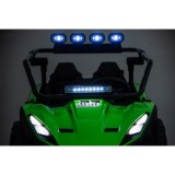 JOKO Elektrické autíčko Buggy TURBO 4x200W 24V, penové kolesá, kožené sedadlo, nosnosť 50kg, zelené