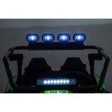 JOKO Elektrické autíčko Buggy TURBO 4x200W 24V, penové kolesá, kožené sedadlo, nosnosť 50kg, zelené