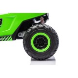 JOKO Elektrické autíčko Buggy TURBO 4x200W 24V, penové kolesá, kožené sedadlo, nosnosť 50kg, zelené