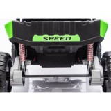 JOKO Elektrické autíčko Buggy TURBO 4x200W 24V, penové kolesá, kožené sedadlo, nosnosť 50kg, zelené
