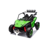 JOKO Elektrické autíčko Buggy TURBO 4x200W 24V, penové kolesá, kožené sedadlo, nosnosť 50kg, zelené