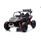 JOKO Elektrické autíčko Buggy TURBO 4x200W 24V, penové kolesá, kožené sedadlo, nosnosť 50kg, čierne