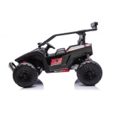 JOKO Elektrické autíčko Buggy TURBO 4x200W 24V, penové kolesá, kožené sedadlo, nosnosť 50kg, čierne