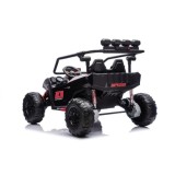 JOKO Elektrické autíčko Buggy TURBO 4x200W 24V, penové kolesá, kožené sedadlo, nosnosť 50kg, čierne