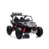 JOKO Elektrické autíčko Buggy TURBO 4x200W 24V, penové kolesá, kožené sedadlo, nosnosť 50kg, čierne