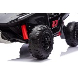 JOKO Elektrické autíčko Buggy TURBO 4x200W 24V, penové kolesá, kožené sedadlo, nosnosť 50kg, čierne