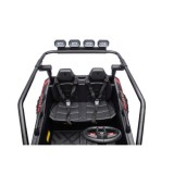 JOKO Elektrické autíčko Buggy TURBO 4x200W 24V, penové kolesá, kožené sedadlo, nosnosť 50kg, čierne