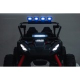 JOKO Elektrické autíčko Buggy TURBO 4x200W 24V, penové kolesá, kožené sedadlo, nosnosť 50kg, čierne