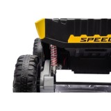 JOKO Elektrické autíčko Buggy TURBO 4x200W 24V, penové kolesá, kožené sedadlo, nosnosť 50kg, žlté