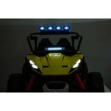 JOKO Elektrické autíčko Buggy TURBO 4x200W 24V, penové kolesá, kožené sedadlo, nosnosť 50kg, žlté