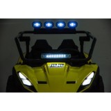 JOKO Elektrické autíčko Buggy TURBO 4x200W 24V, penové kolesá, kožené sedadlo, nosnosť 50kg, žlté