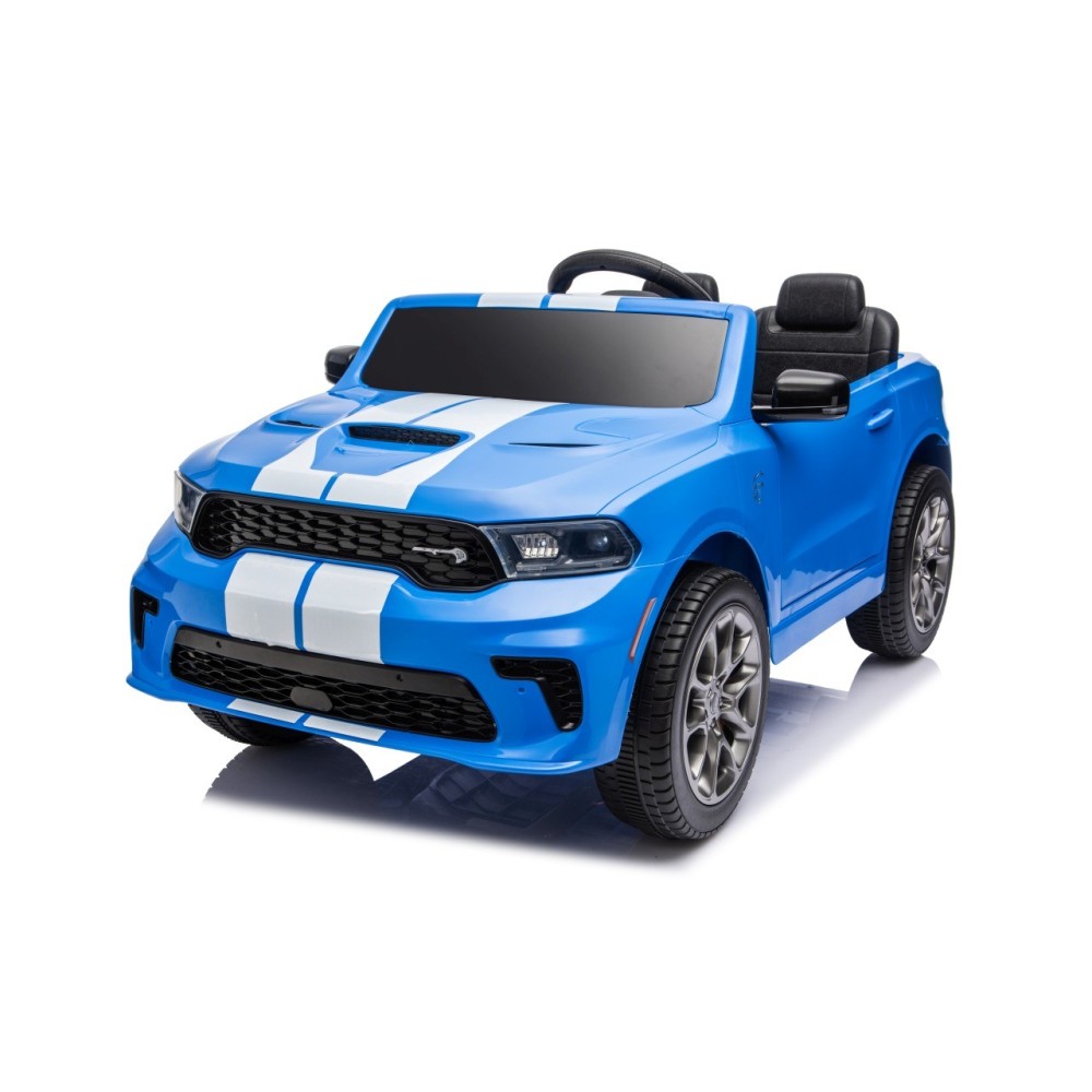 JOKO Elektrické autíčko Dodge Durango, penové kolesá, kožené sedadlo, modré