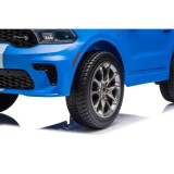 JOKO Elektrické autíčko Dodge Durango, penové kolesá, kožené sedadlo, modré