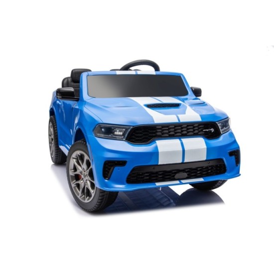 JOKO Elektrické autíčko Dodge Durango, penové kolesá, kožené sedadlo, modré