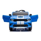 JOKO Elektrické autíčko Dodge Durango, penové kolesá, kožené sedadlo, modré