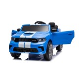 JOKO Elektrické autíčko Dodge Durango, penové kolesá, kožené sedadlo, modré