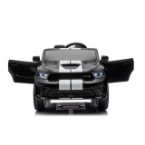 JOKO Elektrické autíčko Dodge Durango, penové kolesá, kožené sedadlo, čierne