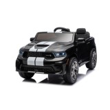 JOKO Elektrické autíčko Dodge Durango, penové kolesá, kožené sedadlo, čierne