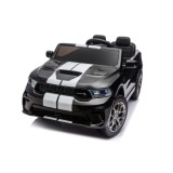 JOKO Elektrické autíčko Dodge Durango, penové kolesá, kožené sedadlo, čierne