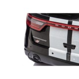 JOKO Elektrické autíčko Dodge Durango, penové kolesá, kožené sedadlo, čierne