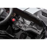 JOKO Elektrické autíčko Dodge Durango, penové kolesá, kožené sedadlo, čierne