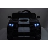 JOKO Elektrické autíčko Dodge Durango, penové kolesá, kožené sedadlo, čierne