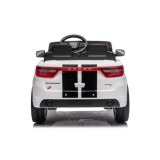 JOKO Elektrické autíčko Dodge Durango, penové kolesá, kožené sedadlo, biele