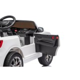 JOKO Elektrické autíčko Dodge Durango, penové kolesá, kožené sedadlo, biele