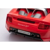JOKO Elektrické autíčko Porsche 911 Carrera, penové kolesá, kožené sedadlo, červené