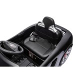 JOKO Elektrické autíčko Porsche 911 Carrera, penové kolesá, kožené sedadlo, čierne