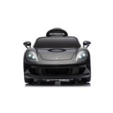 JOKO Elektrické autíčko Porsche 911 Carrera, penové kolesá, kožené sedadlo, čierne
