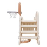 JOKO Detská Šmýkačka Dinosaurus s Basketbalovým košom + Futbalová bránka 3v1