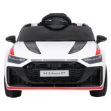 JOKO Elektrické autíčko Audi RS6 Avant GT, penové kolesá, kožené sedadlo, biele