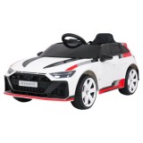 JOKO Elektrické autíčko Audi RS6 Avant GT, penové kolesá, kožené sedadlo, biele