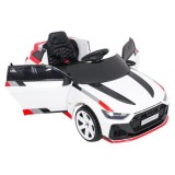 JOKO Elektrické autíčko Audi RS6 Avant GT, penové kolesá, kožené sedadlo, biele