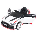 JOKO Elektrické autíčko Audi RS6 Avant GT, penové kolesá, kožené sedadlo, biele