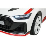 JOKO Elektrické autíčko Audi RS6 Avant GT, penové kolesá, kožené sedadlo, biele