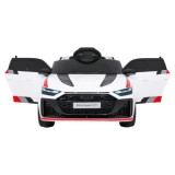 JOKO Elektrické autíčko Audi RS6 Avant GT, penové kolesá, kožené sedadlo, biele