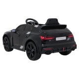 JOKO Elektrické autíčko Audi RS6 Avant GT 4x4, penové kolesá, kožené sedadlo, čierne