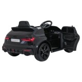JOKO Elektrické autíčko Audi RS6 Avant GT 4x4, penové kolesá, kožené sedadlo, čierne