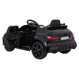 JOKO Elektrické autíčko Audi RS6 Avant GT 4x4, penové kolesá, kožené sedadlo, čierne
