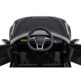 JOKO Elektrické autíčko Audi RS6 Avant GT 4x4, penové kolesá, kožené sedadlo, čierne