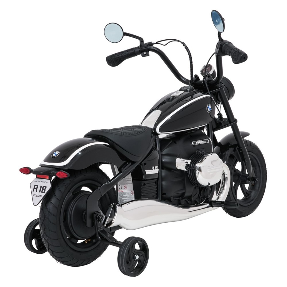 JOKO Elektrická Motorka BMW R18, Bezkefový 200W Motor, batéria 24V, Nafukovacie kolesá, Nosnosť 65kg, čierna