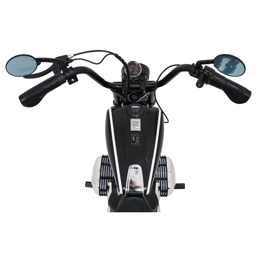 JOKO Elektrická Motorka BMW R18, Bezkefový 200W Motor, batéria 24V, Nafukovacie kolesá, Nosnosť 65kg, čierna