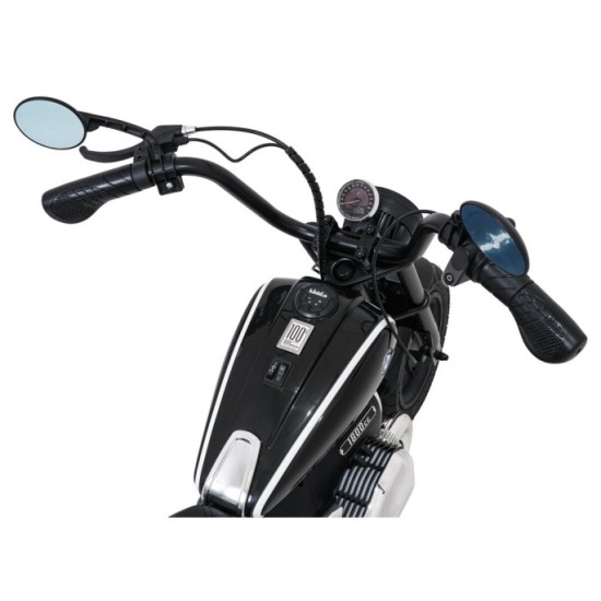 JOKO Elektrická Motorka BMW R18, Bezkefový 200W Motor, batéria 24V, Nafukovacie kolesá, Nosnosť 65kg, čierna