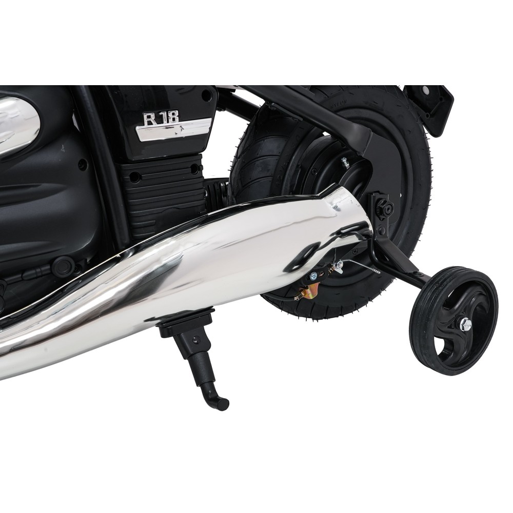 JOKO Elektrická Motorka BMW R18, Bezkefový 200W Motor, batéria 24V, Nafukovacie kolesá, Nosnosť 65kg, čierna