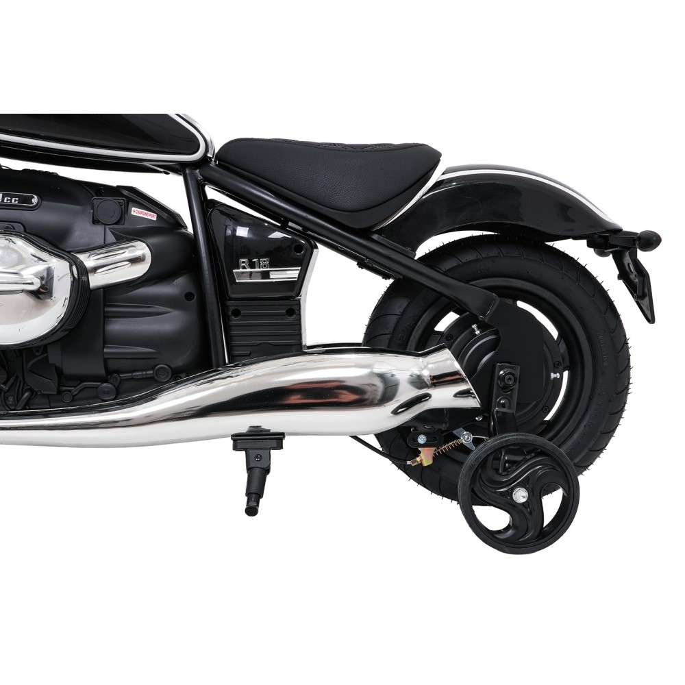 JOKO Elektrická Motorka BMW R18, Bezkefový 200W Motor, batéria 24V, Nafukovacie kolesá, Nosnosť 65kg, čierna