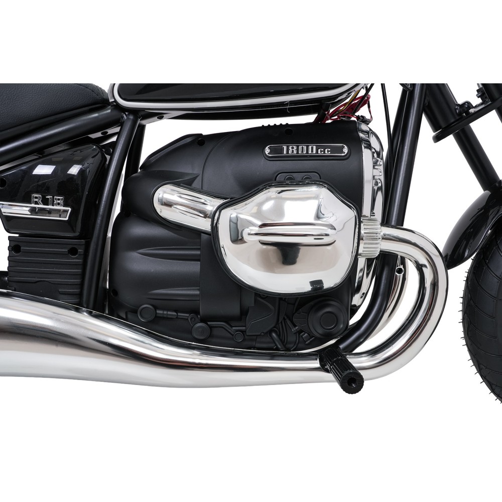 JOKO Elektrická Motorka BMW R18, Bezkefový 200W Motor, batéria 24V, Nafukovacie kolesá, Nosnosť 65kg, čierna